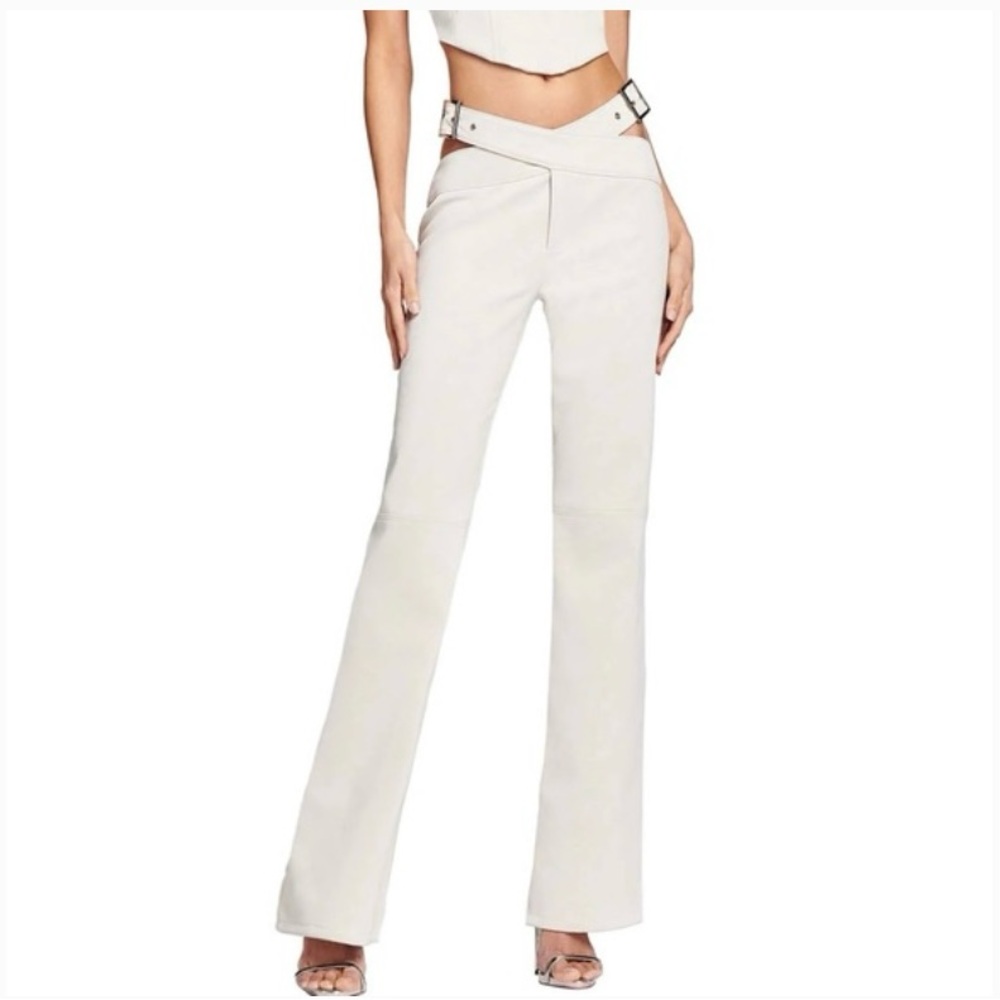 I AM GIA ATRIS PANT IN NEUTRAL CREAM SIZE XS